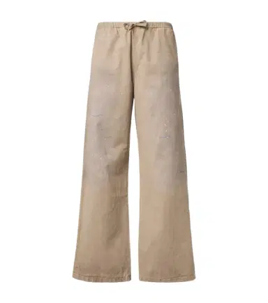 Acne Studios Cotton twill wide-leg pants | Thumbnail 1 Acne Studios Cotton twill wide-leg pants | Thumbnail 1
