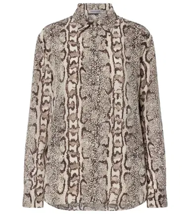 Balenciaga Snake-print silk shirt | Thumbnail 1 Balenciaga Snake-print silk shirt | Thumbnail 1