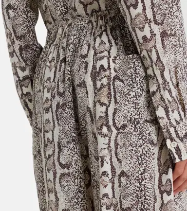 Balenciaga Snake-print silk palazzo pants | Thumbnail 3 Balenciaga Snake-print silk palazzo pants | Thumbnail 3