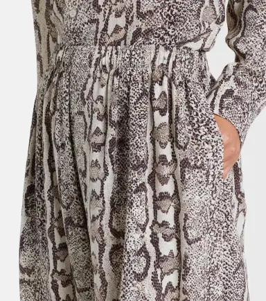 Balenciaga Snake-print silk palazzo pants | Thumbnail 4 Balenciaga Snake-print silk palazzo pants | Thumbnail 4