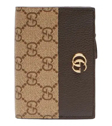Gucci GG Marmont Small leather wallet | Thumbnail 1 Gucci GG Marmont Small leather wallet | Thumbnail 1