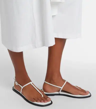 TOTEME Leather thong sandals | Thumbnail 3 TOTEME Leather thong sandals | Thumbnail 3