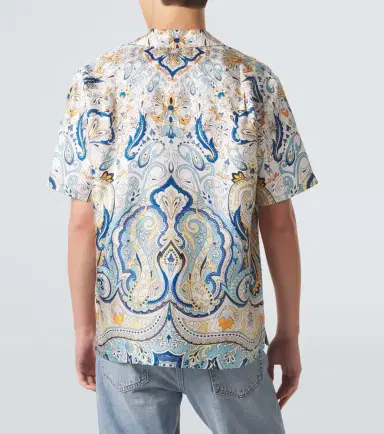 Orlebar Brown Maitan paisley silk shirt | Thumbnail 5 Orlebar Brown Maitan paisley silk shirt | Thumbnail 5