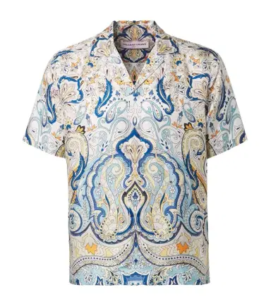 Orlebar Brown Maitan paisley silk shirt | Thumbnail 1 Orlebar Brown Maitan paisley silk shirt | Thumbnail 1