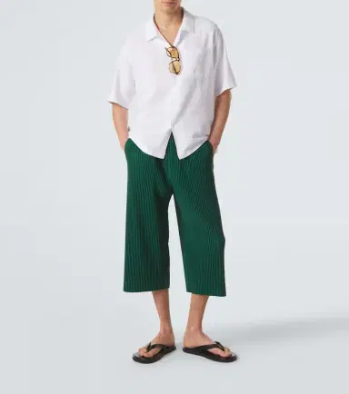 Homme Plissé Issey Miyake Homme Plissé Issey iyake onthly Colors: ay pleated straight pants | Thumbnail 2 Homme Plissé Issey Miyake Homme Plissé Issey iyake onthly Colors: ay pleated straight pants | Thumbnail 2