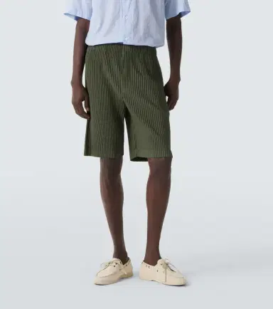 Homme Plissé Issey Miyake Homme Plissé Issey iyake Color Pleats 2 Bermuda shorts | Thumbnail 4 Homme Plissé Issey Miyake Homme Plissé Issey iyake Color Pleats 2 Bermuda shorts | Thumbnail 4
