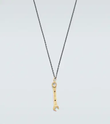 Ileana Makri Divine Mechanics 18kt gold pendant necklace with diamonds | Thumbnail 2 Ileana Makri Divine Mechanics 18kt gold pendant necklace with diamonds | Thumbnail 2