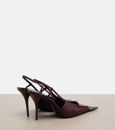 Saint Laurent Jeanne leather slingback pumps | Thumbnail 2 Saint Laurent Jeanne leather slingback pumps | Thumbnail 2