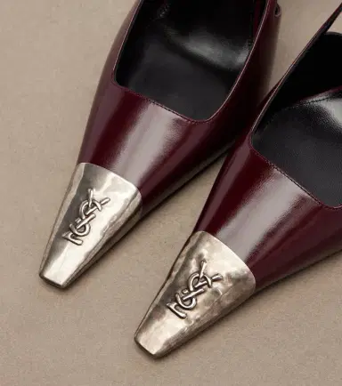 Saint Laurent Jeanne leather slingback pumps | Thumbnail 4 Saint Laurent Jeanne leather slingback pumps | Thumbnail 4