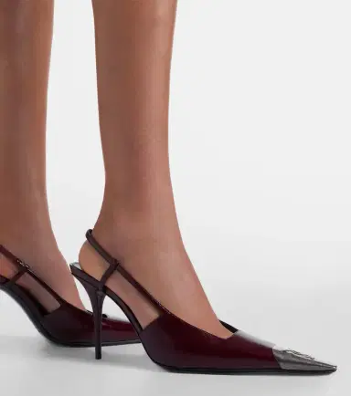 Saint Laurent Jeanne leather slingback pumps | Thumbnail 5 Saint Laurent Jeanne leather slingback pumps | Thumbnail 5