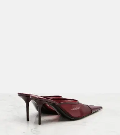Saint Laurent Renée mesh and leather mules | Thumbnail 4 Saint Laurent Renée mesh and leather mules | Thumbnail 4