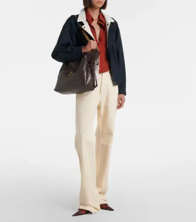 Saint Laurent Renée mesh and leather mules | Thumbnail 5 Saint Laurent Renée mesh and leather mules | Thumbnail 5