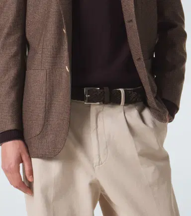 Kiton Woven suede belt | Thumbnail 3 Kiton Woven suede belt | Thumbnail 3