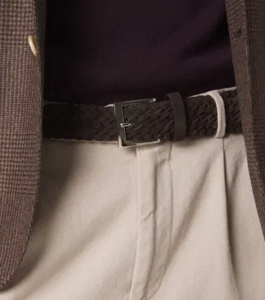 Kiton Woven suede belt | Thumbnail 4 Kiton Woven suede belt | Thumbnail 4