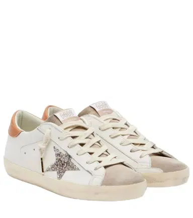 Golden Goose Super-Star glitter leather sneakers | Thumbnail 1 Golden Goose Super-Star glitter leather sneakers | Thumbnail 1