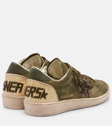 Golden Goose Ball Star glitter suede sneakers | Thumbnail 4 Golden Goose Ball Star glitter suede sneakers | Thumbnail 4