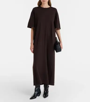 Extreme Cashmere N°321 Kris cotton and cashmere maxi dress | Thumbnail 5 Extreme Cashmere N°321 Kris cotton and cashmere maxi dress | Thumbnail 5
