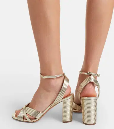 Aquazzura Very Sundance metallic leather sandals | Thumbnail 5 Aquazzura Very Sundance metallic leather sandals | Thumbnail 5