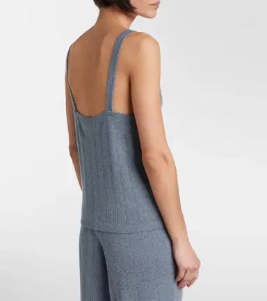 Lisa Yang Suni cotton and cashmere tank top | Thumbnail 4 Lisa Yang Suni cotton and cashmere tank top | Thumbnail 4