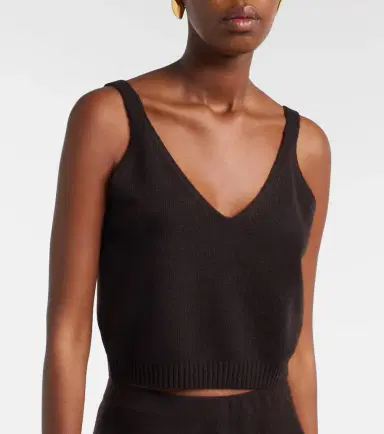 Lisa Yang Violia cashmere crop top | Thumbnail 2 Lisa Yang Violia cashmere crop top | Thumbnail 2