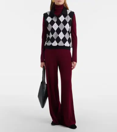 Lisa Yang Anwen argyle cashmere sweater vest | Thumbnail 3 Lisa Yang Anwen argyle cashmere sweater vest | Thumbnail 3