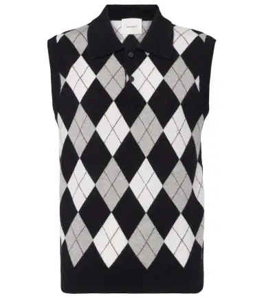 Lisa Yang Anwen argyle cashmere sweater vest | Thumbnail 1 Lisa Yang Anwen argyle cashmere sweater vest | Thumbnail 1
