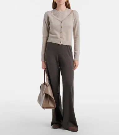 Lisa Yang Aina cotton and cashmere wide-leg pants | Thumbnail 3 Lisa Yang Aina cotton and cashmere wide-leg pants | Thumbnail 3