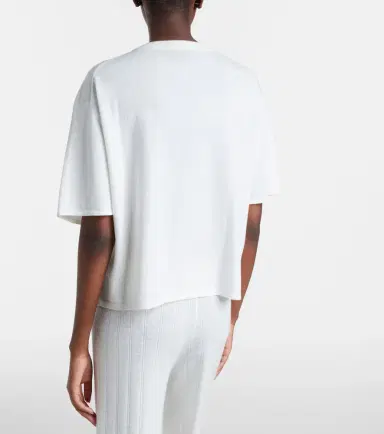 Lisa Yang Rubie cotton and cashmere T-shirt | Thumbnail 2 Lisa Yang Rubie cotton and cashmere T-shirt | Thumbnail 2