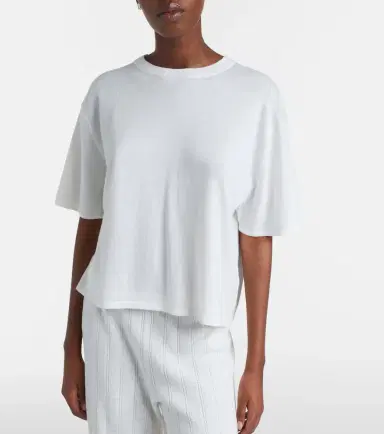 Lisa Yang Rubie cotton and cashmere T-shirt | Thumbnail 3 Lisa Yang Rubie cotton and cashmere T-shirt | Thumbnail 3