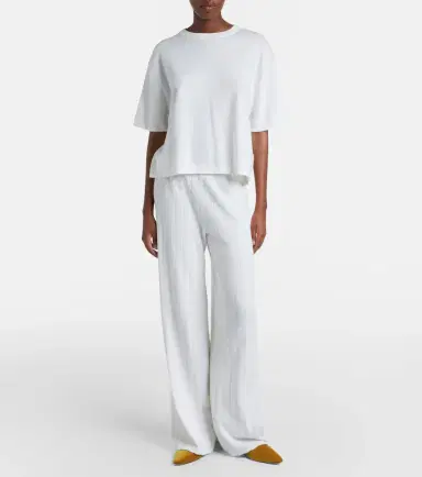 Lisa Yang Rubie cotton and cashmere T-shirt | Thumbnail 4 Lisa Yang Rubie cotton and cashmere T-shirt | Thumbnail 4