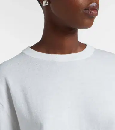 Lisa Yang Rubie cotton and cashmere T-shirt | Thumbnail 5 Lisa Yang Rubie cotton and cashmere T-shirt | Thumbnail 5