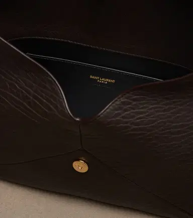 Saint Laurent Cassandre Large leather clutch | Thumbnail 3 Saint Laurent Cassandre Large leather clutch | Thumbnail 3