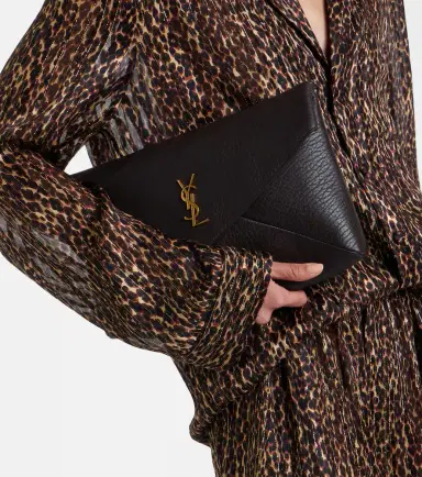 Saint Laurent Cassandre Large leather clutch | Thumbnail 6 Saint Laurent Cassandre Large leather clutch | Thumbnail 6