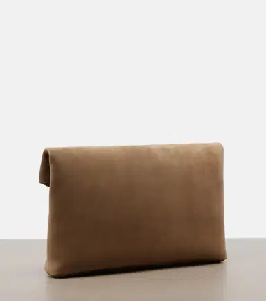 Saint Laurent Cassandre suede pouch | Thumbnail 3 Saint Laurent Cassandre suede pouch | Thumbnail 3