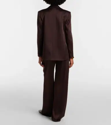 Max Mara Elegante satin wide-leg pants | Thumbnail 3 Max Mara Elegante satin wide-leg pants | Thumbnail 3