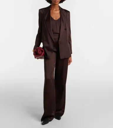 Max Mara Elegante satin wide-leg pants | Thumbnail 6 Max Mara Elegante satin wide-leg pants | Thumbnail 6