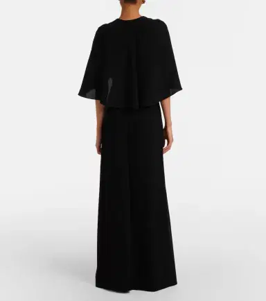 Max Mara Elegante caped cady gown | Thumbnail 5 Max Mara Elegante caped cady gown | Thumbnail 5