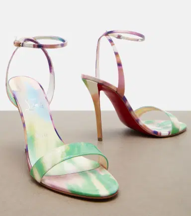 Christian Louboutin Miss Z tie dye patent leather sandals | Thumbnail 2 Christian Louboutin Miss Z tie dye patent leather sandals | Thumbnail 2