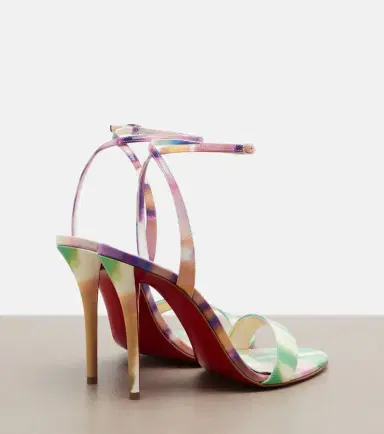 Christian Louboutin Miss Z tie dye patent leather sandals | Thumbnail 4 Christian Louboutin Miss Z tie dye patent leather sandals | Thumbnail 4