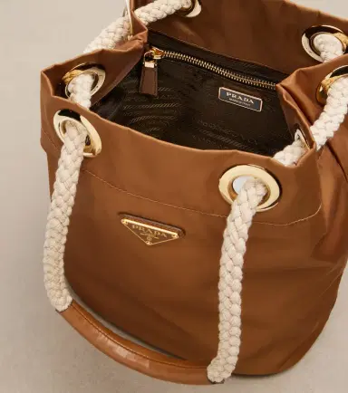 Prada Mariner Re-Nylon Small bucket bag | Thumbnail 4 Prada Mariner Re-Nylon Small bucket bag | Thumbnail 4