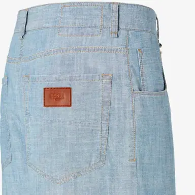 Fendi Straight-cut, regular-fit, five-pocket trousers | Thumbnail 3 Fendi Straight-cut, regular-fit, five-pocket trousers | Thumbnail 3