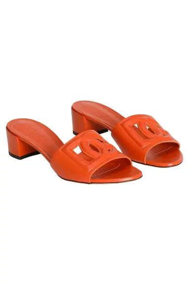 Dolce & Gabbana DG Logo Mule 40 - Orange | Thumbnail 5 Dolce & Gabbana DG Logo Mule 40 - Orange | Thumbnail 5