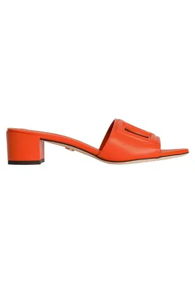 Dolce & Gabbana DG Logo Mule 40 - Orange | Thumbnail 1 Dolce & Gabbana DG Logo Mule 40 - Orange | Thumbnail 1