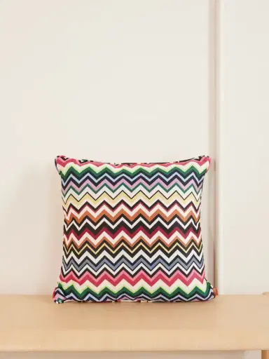 Missoni Home Belfast Striped Terry Cushion | Thumbnail 1 Missoni Home Belfast Striped Terry Cushion | Thumbnail 1