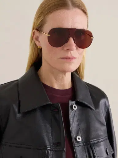 Loewe Aviator-style Gold-tone And Acetate Sunglasses | Thumbnail 2 Loewe Aviator-style Gold-tone And Acetate Sunglasses | Thumbnail 2