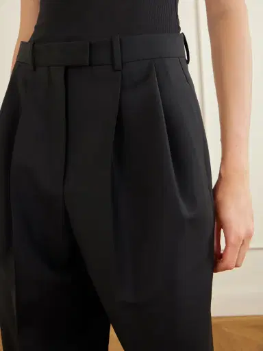 Givenchy Pleated Wool And Mohair-blend Wide-leg Pants | Thumbnail 5 Givenchy Pleated Wool And Mohair-blend Wide-leg Pants | Thumbnail 5