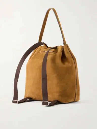 The Row Suede Drawstring Backpack | Thumbnail 4 The Row Suede Drawstring Backpack | Thumbnail 4