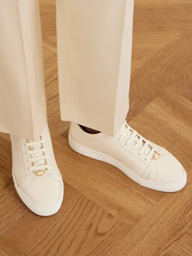 Jennifer Chamandi Leather Sneakers | Thumbnail 2 Jennifer Chamandi Leather Sneakers | Thumbnail 2