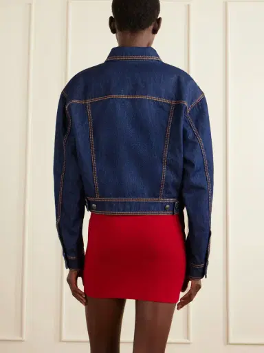 Versace Denim Cotton Jacket | Thumbnail 3 Versace Denim Cotton Jacket | Thumbnail 3