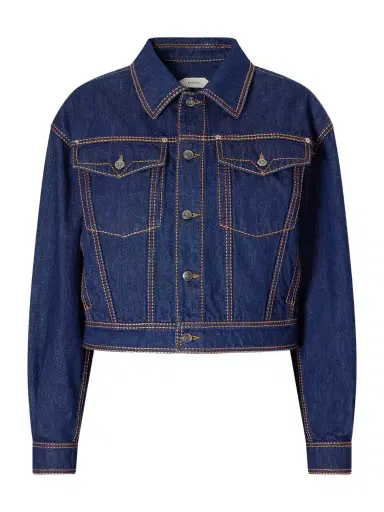 Versace Denim Cotton Jacket | Thumbnail 1 Versace Denim Cotton Jacket | Thumbnail 1